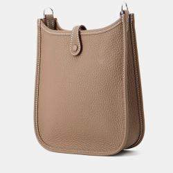 مملوكة مسبقًا حقيبة هيرمس إيفلين طول إيتوب/أزرق نيلي جلود توريلون حجم تي بي إم