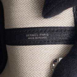 Pre Owned Hermes Neo Garden Black Negonda Leather Size 23