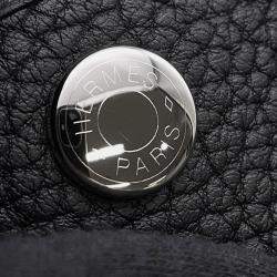 Pre Owned Hermes Neo Garden Black Negonda Leather Size 23