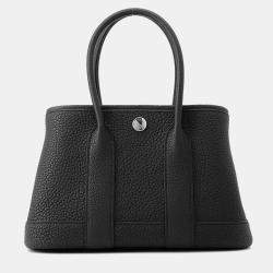 Pre Owned Hermes Neo Garden Black Negonda Leather Size 23