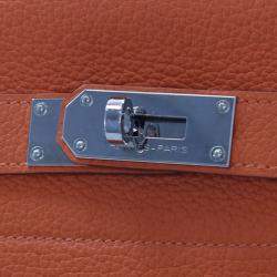 Pre Owned حقيبة هيرمس كيلي 42 برتقالي توريلون كليمونس شانه مع شراريب