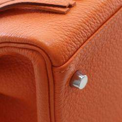 Pre Owned حقيبة هيرمس كيلي 42 برتقالي توريلون كليمونس شانه مع شراريب