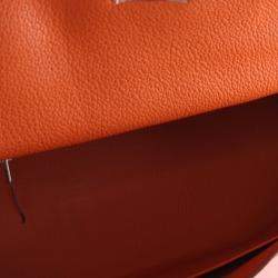 Pre Owned حقيبة هيرمس كيلي 42 برتقالي توريلون كليمونس شانه مع شراريب