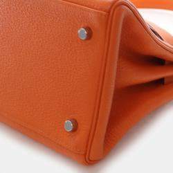 Pre Owned حقيبة هيرمس كيلي 42 برتقالي توريلون كليمونس شانه مع شراريب