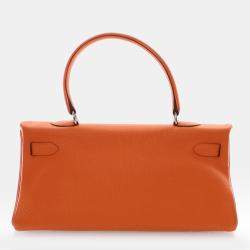 Pre Owned حقيبة هيرمس كيلي 42 برتقالي توريلون كليمونس شانه مع شراريب