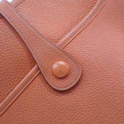 Pre Owned Hermes Evelyne III 29 Orange H Taurillon Clemence Leather Crossbody Bag