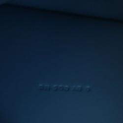 Pre Owned Hermes Dogon Duo Blue Togo Calfskin Leather Wallet