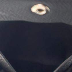 Pre Owned Hermes Bastia Black Epsom Calfskin Leather Coin Purse