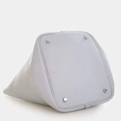 مملوكة مسبقًا Hermes Picotin 22 Bleu Pale Togo Calfskin Leather Shoulder Bag