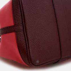 Pre Owned Hermes Garden Party 36 Pink Toile Canvas Tote Bag