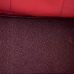 Pre Owned Hermes Garden Party 36 Pink Toile Canvas Tote Bag