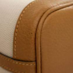 Pre Owned Hermes Garden File 37 Beton Toile H Canvas Tote Bag