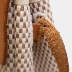 Pre Owned Hermes Herbag TPM Beige Toile Canvas Top Handle Bag