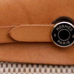 Pre Owned Hermes Herbag TPM Beige Toile Canvas Top Handle Bag
