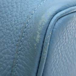 مملوكة مسبقًا Hermes Garden Party 30 Bleu Du Nord Negonda Calfskin Leather Tote Bag
