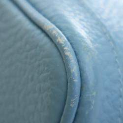 مملوكة مسبقًا Hermes Garden Party 30 Bleu Du Nord Negonda Calfskin Leather Tote Bag