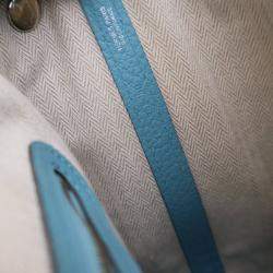 مملوكة مسبقًا Hermes Garden Party 30 Bleu Du Nord Negonda Calfskin Leather Tote Bag