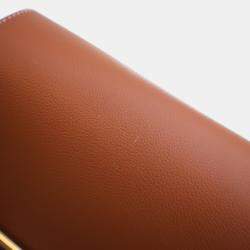 Pre Owned Hermes Roulis 23 Gold Evercolor Calfskin Leather Shoulder Bag