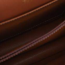 Pre Owned Hermes Roulis 23 Gold Evercolor Calfskin Leather Shoulder Bag