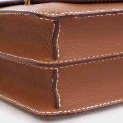 Pre Owned Hermes Roulis 23 Gold Evercolor Calfskin Leather Shoulder Bag