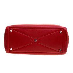 Pre Owned Hermes Rougue Garance Togo Leather Victoria II Bag