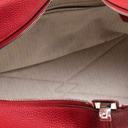 Pre Owned Hermes Rougue Garance Togo Leather Victoria II Bag