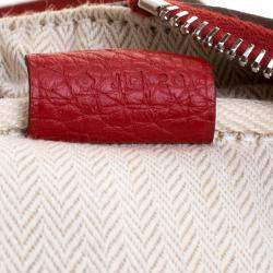 Pre Owned Hermes Rougue Garance Togo Leather Victoria II Bag