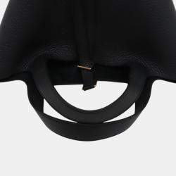 Pre Owned Hermes Black Clemence Picotin Lock 18
