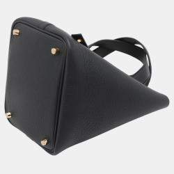 Pre Owned Hermes Black Clemence Picotin Lock 18