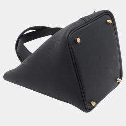 Pre Owned Hermes Black Clemence Picotin Lock 18