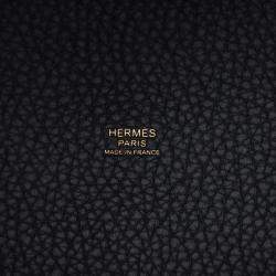 Pre Owned Hermes Black Clemence Picotin Lock 18