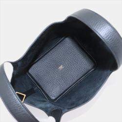 Pre Owned Hermes Black Clemence Picotin Lock 18