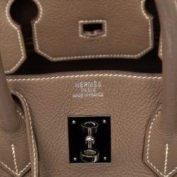 Pre Owned Hermes Brown Togo Birkin Retourne 35