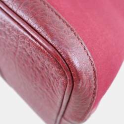 Pre Owned حقيبة هيرمس جاردن بارتي 36 قماش ونيغوندا حمراء