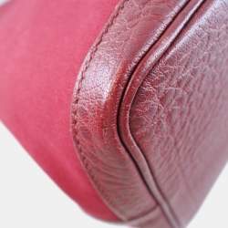 Pre Owned حقيبة هيرمس جاردن بارتي 36 قماش ونيغوندا حمراء