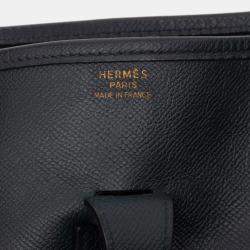 Pre Owned Hermes Black Epsom Evelyne GM