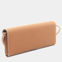 Pre Owned حقيبة هيرمس شين دانكر تو-جو كتف جلد إبسوم بني