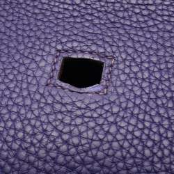 Pre Owned حقيبة هيرمس جيبسيير 28 إيريس كتف توريلون كليمنس جلد بنفسجي