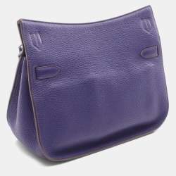 Pre Owned حقيبة هيرمس جيبسيير 28 إيريس كتف توريلون كليمنس جلد بنفسجي