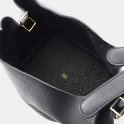 مملوكة مسبقًا حقيبة هيرمس بيكوتين لوك في جلد توريلون كليمونس لونه أسود مقاس متوسط