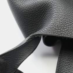 مملوكة مسبقًا حقيبة هيرمس بيكوتين لوك في جلد توريلون كليمونس لونه أسود مقاس متوسط