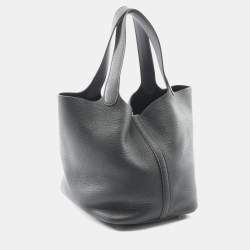 مملوكة مسبقًا حقيبة هيرمس بيكوتين لوك في جلد توريلون كليمونس لونه أسود مقاس متوسط