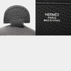 مملوكة مسبقًا حقيبة هيرمس ايفلين 3 PM سوداء جلد كليمنس توريلون