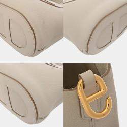 Pre Owned Hermes In The Loop 18 Beige Taurillon Clemence Leather Shoulder Bag