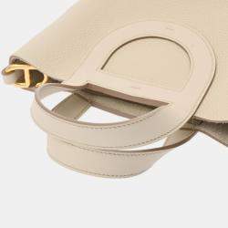 Pre Owned Hermes In The Loop 18 Beige Taurillon Clemence Leather Shoulder Bag