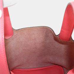 مملوكة مسبقًا حقيبة هيرمس بيكوتين لوك 18 حقيبة يدوية جلد توريلون كليمونس مع روز أزالي