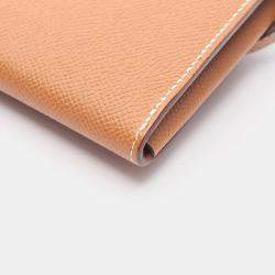 مملوكة مسبقًا Hermes Chaine D'Ancre To-Go Shoulder Bag Leather Epsom Brown