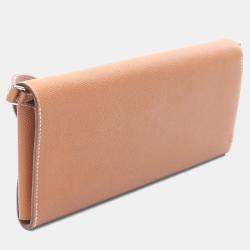 مملوكة مسبقًا Hermes Chaine D'Ancre To-Go Shoulder Bag Leather Epsom Brown