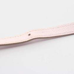 Pre Owned Hermes Nap To Go Pink Calfskin Epsom Leather Shoulder Bag