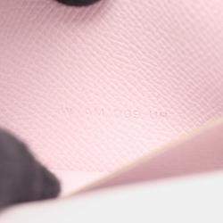 Pre Owned Hermes Nap To Go Pink Calfskin Epsom Leather Shoulder Bag